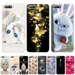 For Huawei Honor 7C Case Cover 5.7" Soft TPU Silicone Bumper on Honor 7C Cases for Huawei Honor 7C AUM-L41 Phone Case Back Cover