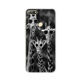 For Huawei Honor 7C Case Cover 5.7" Soft TPU Silicone Bumper on Honor 7C Cases for Huawei Honor 7C AUM-L41 Phone Case Back Cover