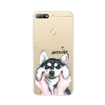 For Huawei Honor 7C Case Cover 5.7" Soft TPU Silicone Bumper on Honor 7C Cases for Huawei Honor 7C AUM-L41 Phone Case Back Cover