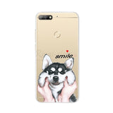 For Huawei Honor 7C Case Cover 5.7" Soft TPU Silicone Bumper on Honor 7C Cases for Huawei Honor 7C AUM-L41 Phone Case Back Cover