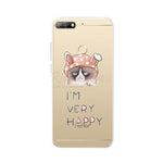 For Huawei Honor 7C Case Cover 5.7" Soft TPU Silicone Bumper on Honor 7C Cases for Huawei Honor 7C AUM-L41 Phone Case Back Cover