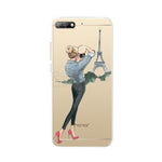 For Huawei Honor 7C Case Cover 5.7" Soft TPU Silicone Bumper on Honor 7C Cases for Huawei Honor 7C AUM-L41 Phone Case Back Cover