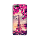 For Huawei Honor 7C Case Cover 5.7" Soft TPU Silicone Bumper on Honor 7C Cases for Huawei Honor 7C AUM-L41 Phone Case Back Cover