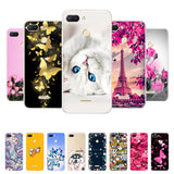 for Xiaomi Redmi 6 Case Redmi 6 Case Cover Soft Silicone Pattern Back Cover on for Coque Redmi6 Xiaomi Redmi 6 Phone Case Bumper