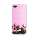 for Xiaomi Redmi 6 Case Redmi 6 Case Cover Soft Silicone Pattern Back Cover on for Coque Redmi6 Xiaomi Redmi 6 Phone Case Bumper
