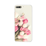 For Huawei Honor 7C Case Cover 5.7" Soft TPU Silicone Bumper on Honor 7C Cases for Huawei Honor 7C AUM-L41 Phone Case Back Cover