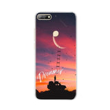 For Huawei Honor 7C Case Cover 5.7" Soft TPU Silicone Bumper on Honor 7C Cases for Huawei Honor 7C AUM-L41 Phone Case Back Cover