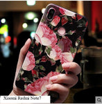 note 7 Case silicone 3d relief luxury soft tpu Painted serise phone case for xiaomi redmi note7 cover fundas coque