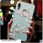 note 7 Case silicone 3d relief luxury soft tpu Painted serise phone case for xiaomi redmi note7 cover fundas coque