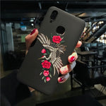 note 7 Case silicone 3d relief luxury soft tpu Painted serise phone case for xiaomi redmi note7 cover fundas coque