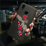 note 7 Case silicone 3d relief luxury soft tpu Painted serise phone case for xiaomi redmi note7 cover fundas coque