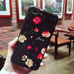 note 7 Case silicone 3d relief luxury soft tpu Painted serise phone case for xiaomi redmi note7 cover fundas coque