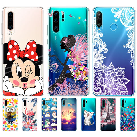 case for Huawei P30 Pro Case Huawei P30Pro Case Silicone TPU Phone Back Cover On Huawei P30 Pro VOG-L29 ELE-L29 P 30 Lite Case